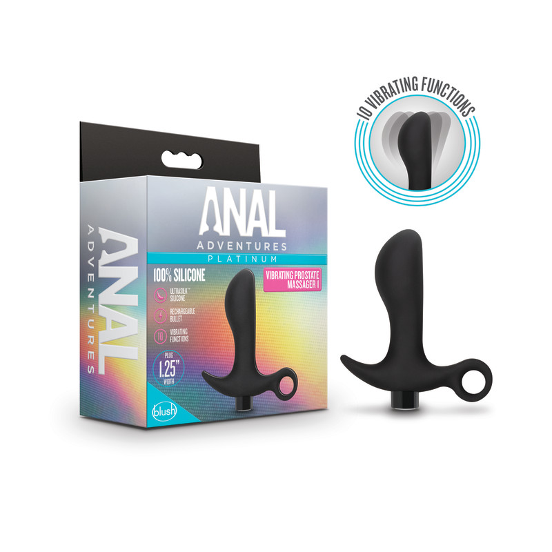 Anal Adventures Platinum Vibrating Prostate Massager 01